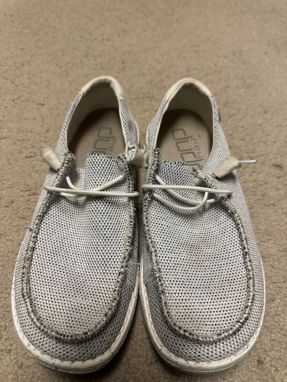 Hey Dude Women's Wendy Sox Stone White Sneakers
